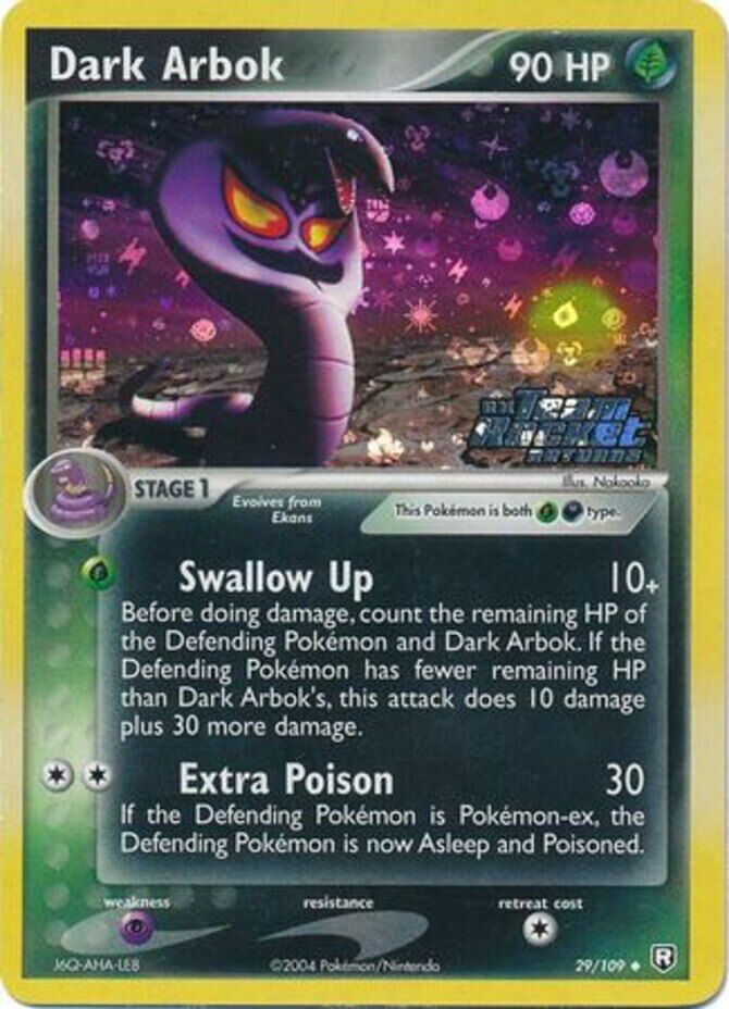 Dark Arbok (29/109) (Stamped) [EX: Team Rocket Returns] | Event Horizon Hobbies CA