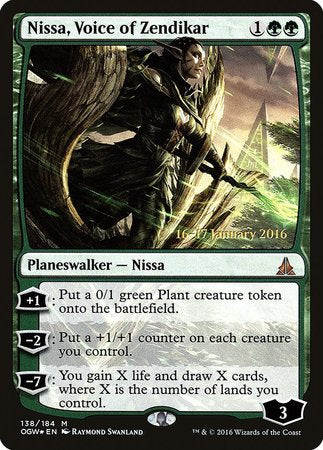 Nissa, Voice of Zendikar [Oath of the Gatewatch Promos] | Event Horizon Hobbies CA