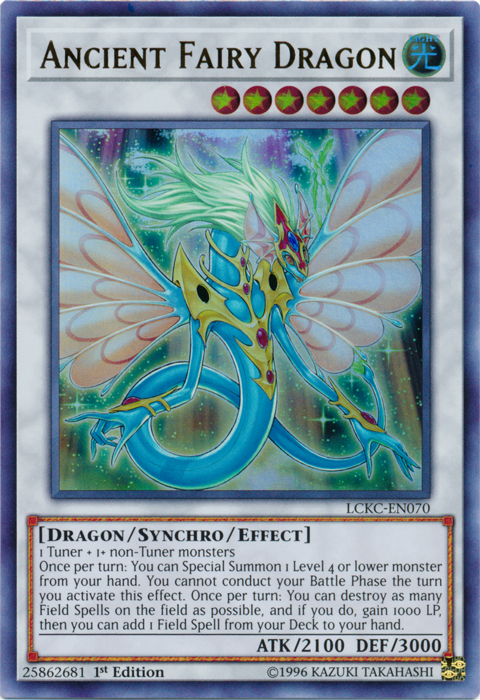 Ancient Fairy Dragon [LCKC-EN070] Ultra Rare | Event Horizon Hobbies CA