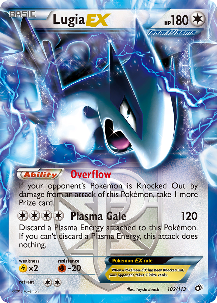 Lugia EX (102/113) [Black & White: Legendary Treasures] | Event Horizon Hobbies CA