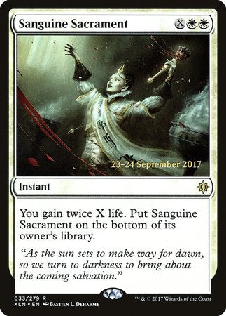 Sanguine Sacrament [Ixalan Promos] | Event Horizon Hobbies CA