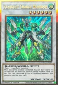 Stardust Charge Warrior [MAGO-EN029] Gold Rare | Event Horizon Hobbies CA