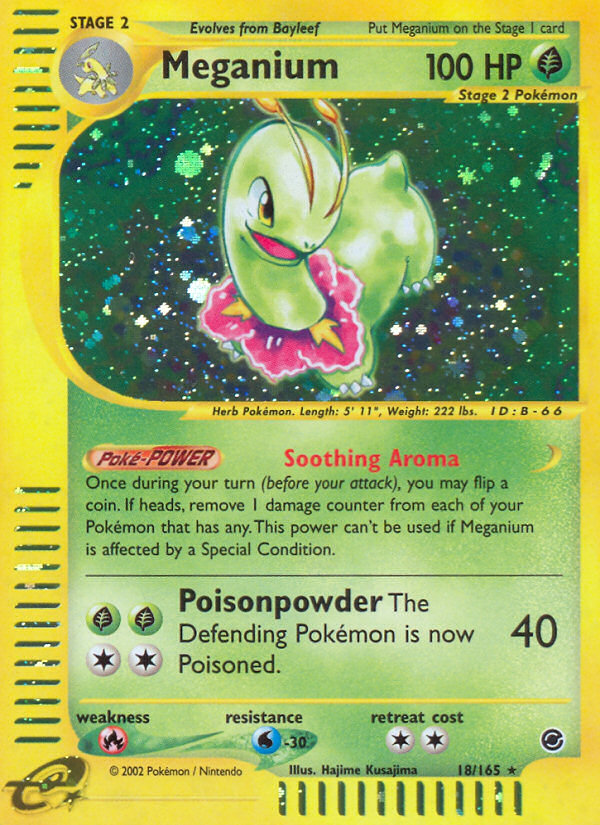 Meganium (18/165) [Expedition: Base Set] | Event Horizon Hobbies CA