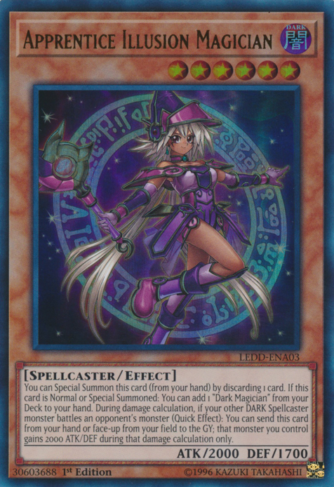 Apprentice Illusion Magician [LEDD-ENA03] Ultra Rare | Event Horizon Hobbies CA