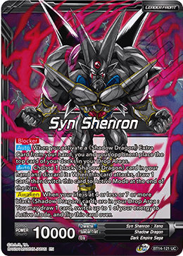 Syn Shenron // Syn Shenron, Resonance of Shadow (BT14-121) [Cross Spirits] | Event Horizon Hobbies CA