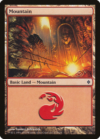 Mountain (173) [New Phyrexia] | Event Horizon Hobbies CA