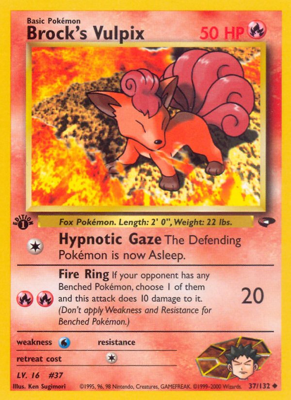 Brock's Vulpix (37/132) [Gym Challenge 1st Edition] | Event Horizon Hobbies CA