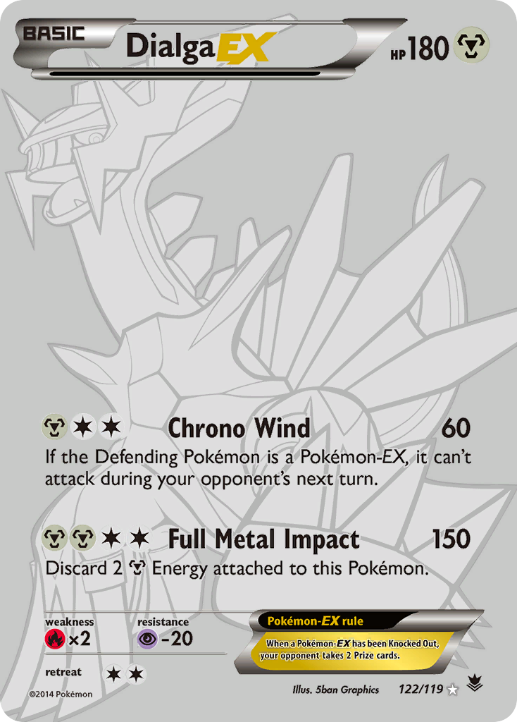 Dialga EX (122/119) [XY: Phantom Forces] | Event Horizon Hobbies CA