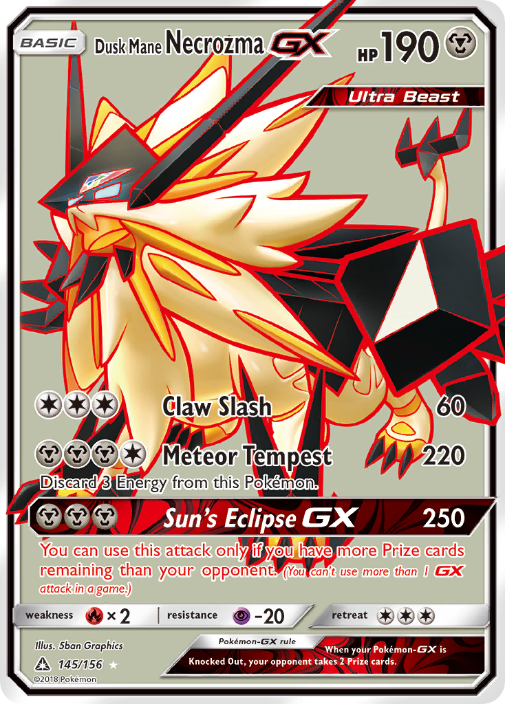 Dusk Mane Necrozma GX (145/156) [Sun & Moon: Ultra Prism] | Event Horizon Hobbies CA