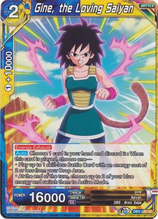 Gine, the Loving Saiyan (DB3-120) [Giant Force] | Event Horizon Hobbies CA