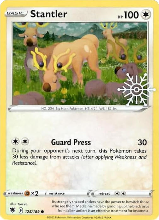 Stantler (125/189) (Holiday Calendar) [Sword & Shield: Astral Radiance] | Event Horizon Hobbies CA