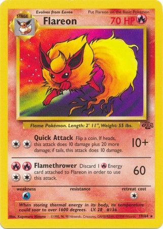 Flareon (19/64) [Jungle Unlimited] | Event Horizon Hobbies CA