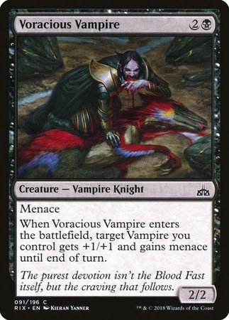 Voracious Vampire [Rivals of Ixalan] | Event Horizon Hobbies CA