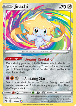 Jirachi (119/185) [Sword & Shield: Vivid Voltage] | Event Horizon Hobbies CA