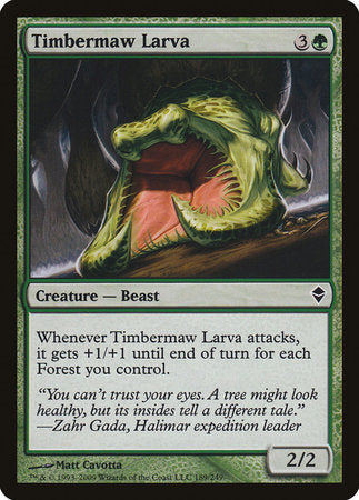 Timbermaw Larva [Zendikar] | Event Horizon Hobbies CA