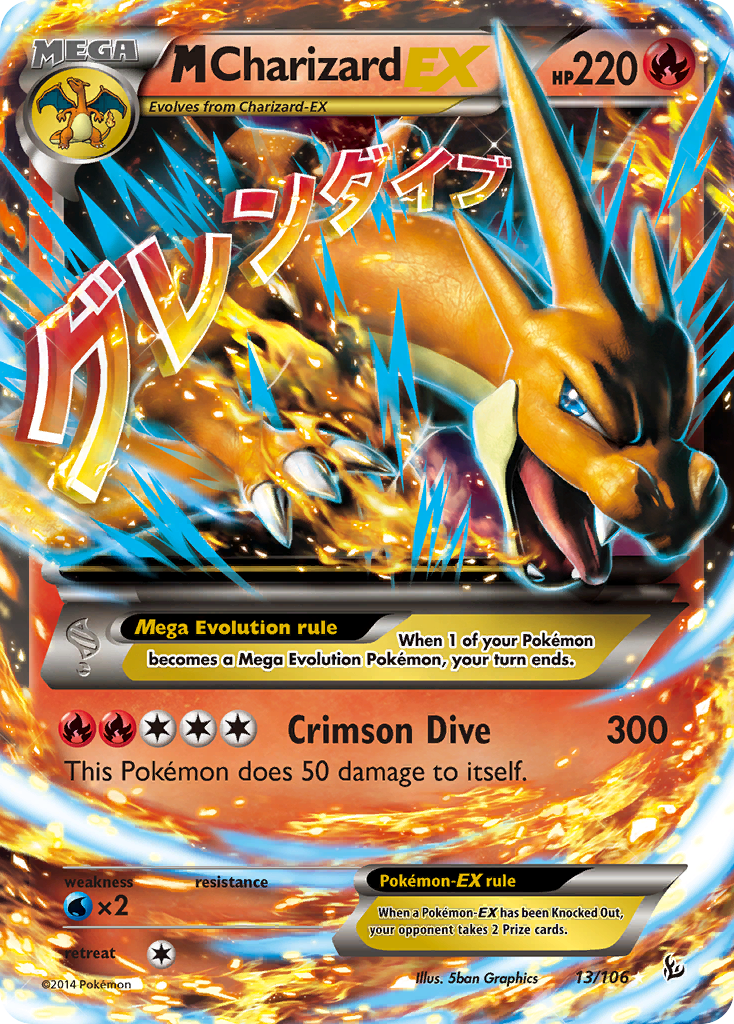 M Charizard EX (13/106) [XY: Flashfire] | Event Horizon Hobbies CA