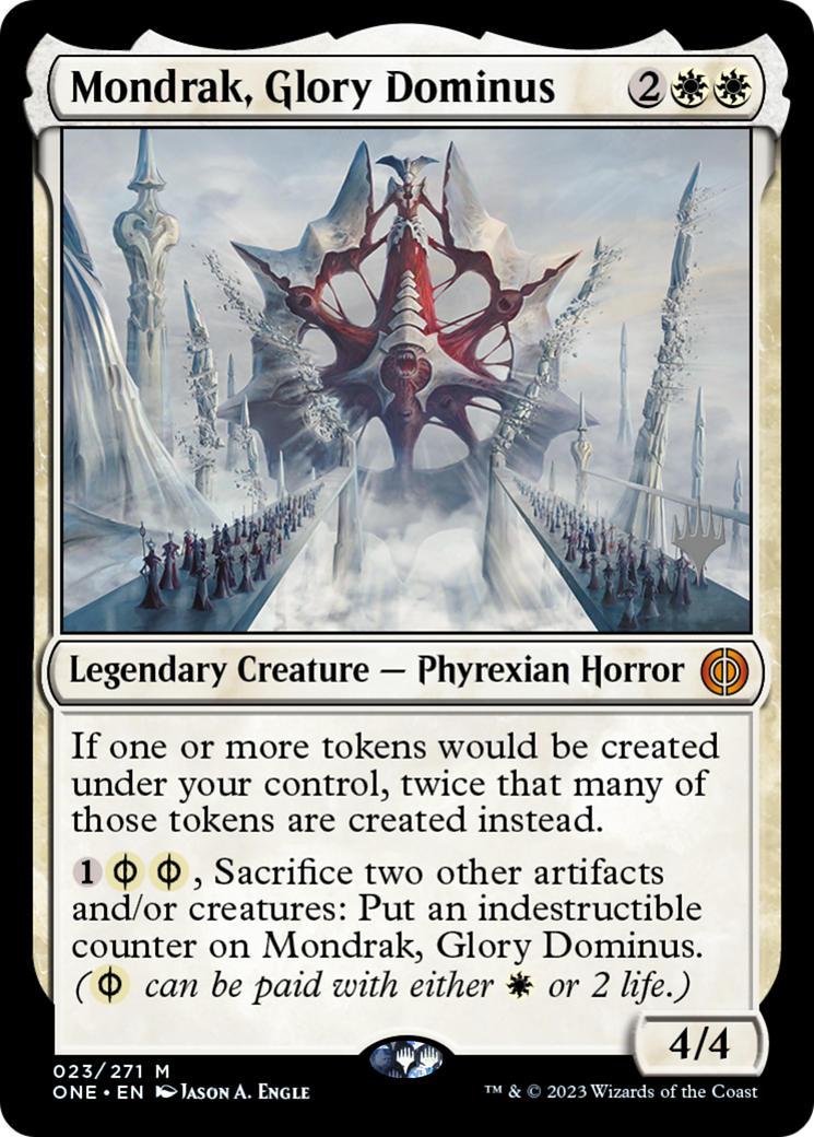 Mondrak, Glory Dominus (Promo Pack) [Phyrexia: All Will Be One Promos] | Event Horizon Hobbies CA