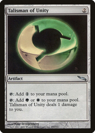 Talisman of Unity [Mirrodin] | Event Horizon Hobbies CA