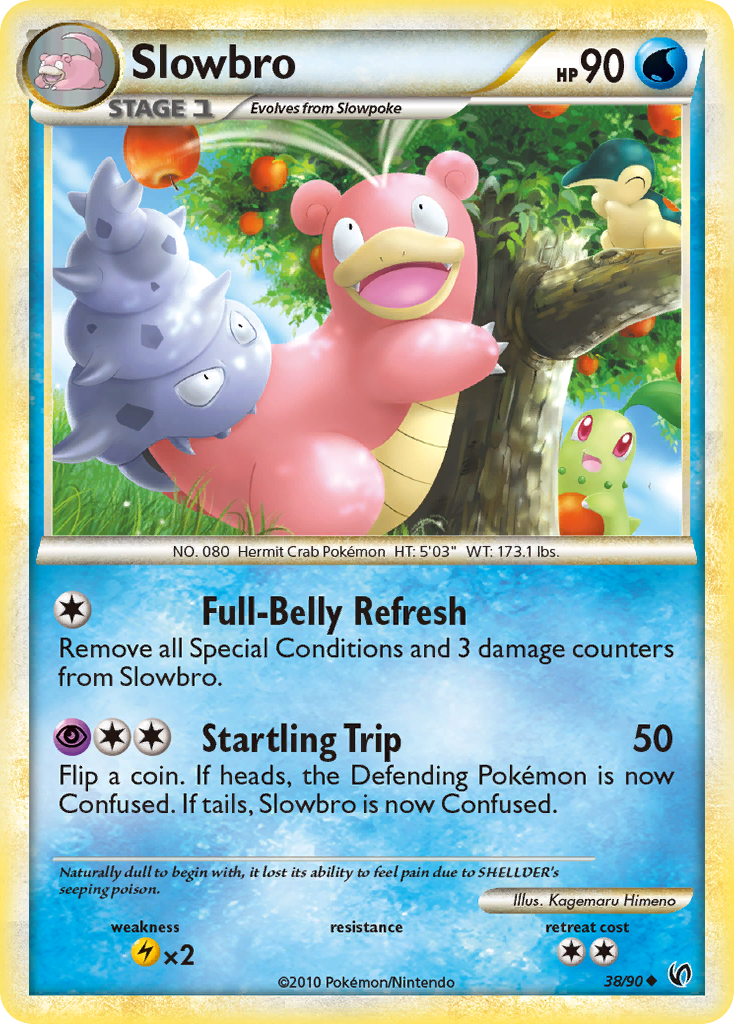 Slowbro (38/90) [HeartGold & SoulSilver: Undaunted] | Event Horizon Hobbies CA