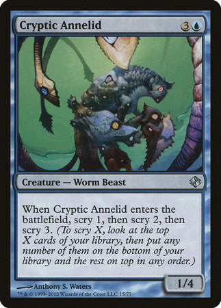 Cryptic Annelid [Duel Decks: Venser vs. Koth] | Event Horizon Hobbies CA