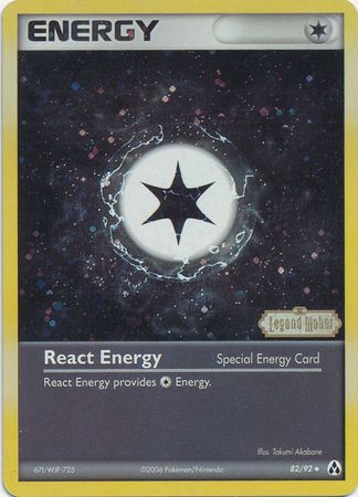 React Energy (82/92) (Stamped) [EX: Legend Maker] | Event Horizon Hobbies CA