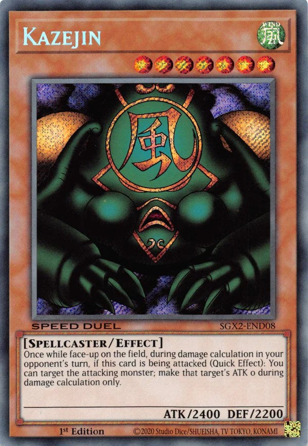 Kazejin [SGX2-END08] Secret Rare | Event Horizon Hobbies CA