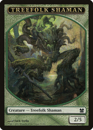 Treefolk Shaman Token [Modern Masters Tokens] | Event Horizon Hobbies CA