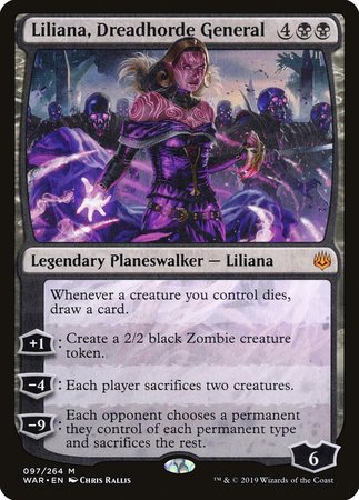 Liliana, Dreadhorde General [War of the Spark] | Event Horizon Hobbies CA