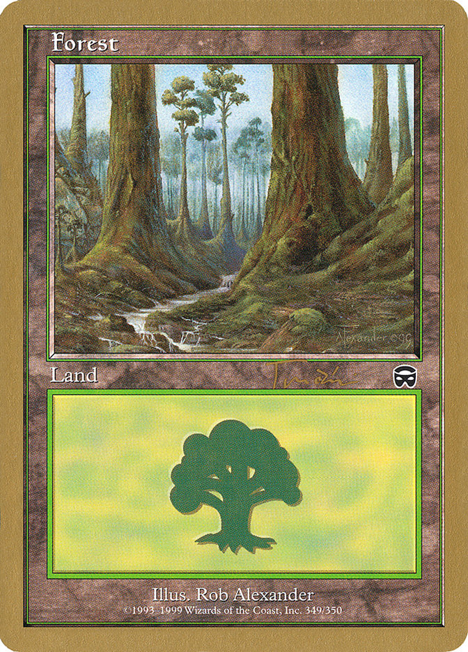 Forest (jt349) (Jan Tomcani) [World Championship Decks 2001] | Event Horizon Hobbies CA