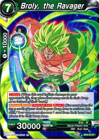 Broly, the Ravager (Starter Deck - Rising Broly) (SD8-02) [Destroyer Kings] | Event Horizon Hobbies CA