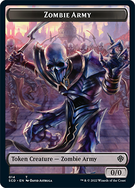 Zombie // Zombie Army Double-Sided Token [Starter Commander Decks] | Event Horizon Hobbies CA