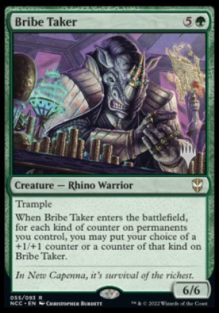 Bribe Taker (Promo Pack) [Streets of New Capenna Commander Promos] | Event Horizon Hobbies CA