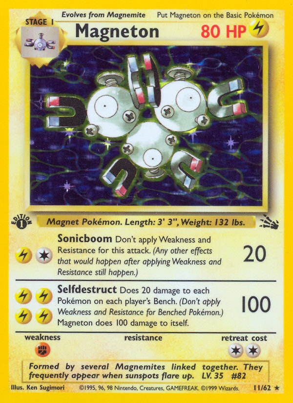 Magneton (11/62) [Fossil 1st Edition] | Event Horizon Hobbies CA