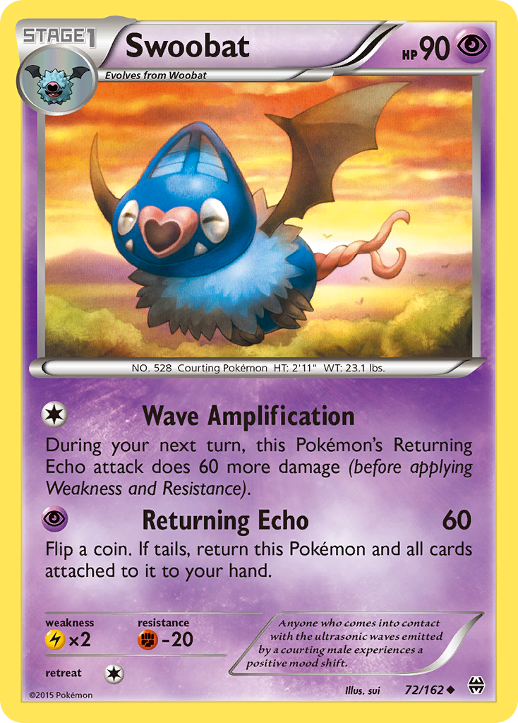 Swoobat (72/162) [XY: BREAKthrough] | Event Horizon Hobbies CA