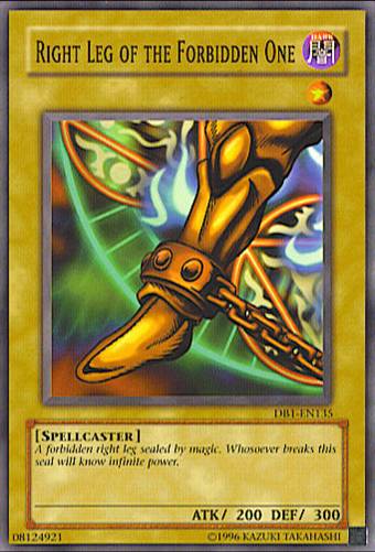 Right Leg of the Forbidden One [DB1-EN135] Common | Event Horizon Hobbies CA