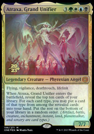 Atraxa, Grand Unifier [Phyrexia: All Will Be One Prerelease Promos] | Event Horizon Hobbies CA