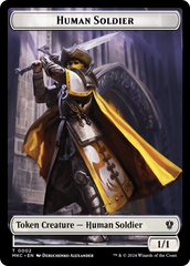 City's Blessing // Human Soldier Double-Sided Token [Murders at Karlov Manor Commander Tokens] | Event Horizon Hobbies CA