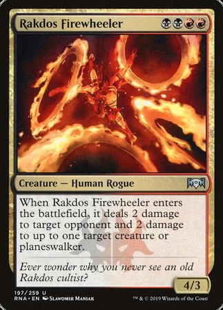 Rakdos Firewheeler [Ravnica Allegiance] | Event Horizon Hobbies CA