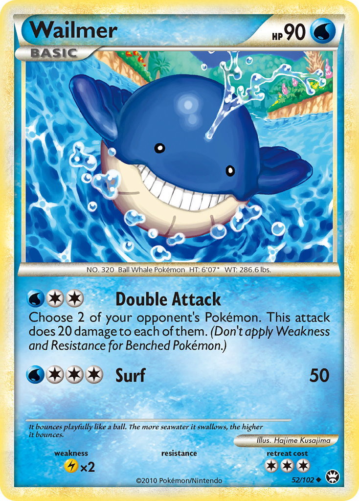 Wailmer (52/102) [HeartGold & SoulSilver: Triumphant] | Event Horizon Hobbies CA