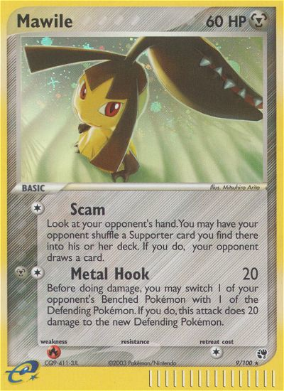 Mawile (9/100) [EX: Sandstorm] | Event Horizon Hobbies CA