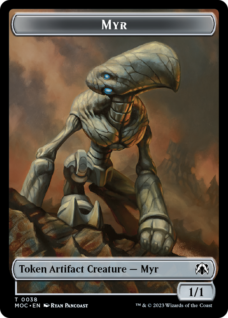 Phyrexian Germ // Myr Double-Sided Token [March of the Machine Commander Tokens] | Event Horizon Hobbies CA