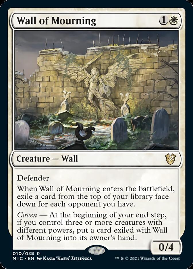 Wall of Mourning [Innistrad: Midnight Hunt Commander] | Event Horizon Hobbies CA