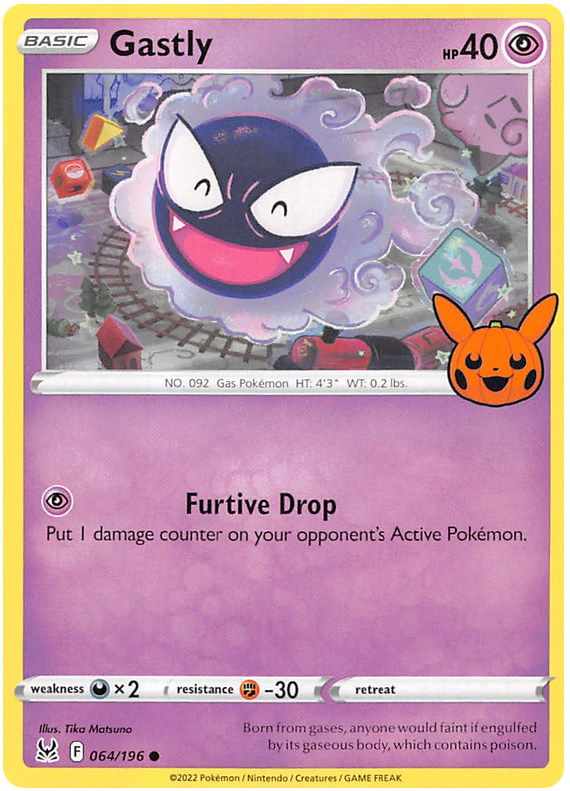 Gastly (064/196) [Trick or Trade 2023] | Event Horizon Hobbies CA