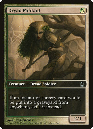 Dryad Militant [Return to Ravnica Promos] | Event Horizon Hobbies CA