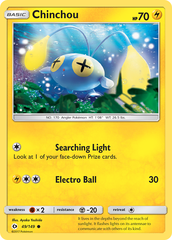 Chinchou (49/149) [Sun & Moon: Base Set] | Event Horizon Hobbies CA