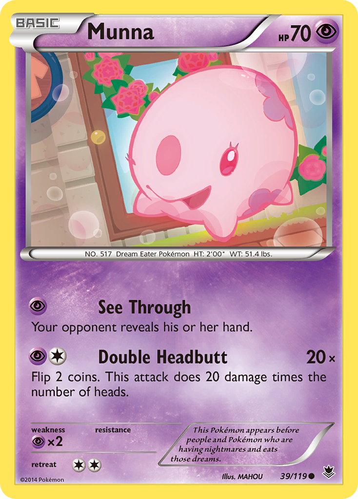 Munna (39/119) [XY: Phantom Forces] | Event Horizon Hobbies CA