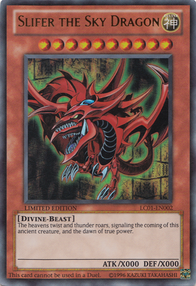 Slifer the Sky Dragon [LC01-EN002] Ultra Rare | Event Horizon Hobbies CA