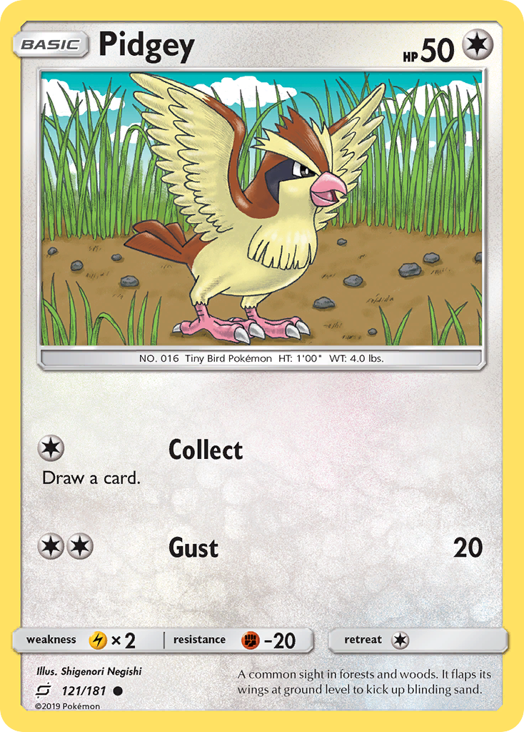 Pidgey (121/181) [Sun & Moon: Team Up] | Event Horizon Hobbies CA