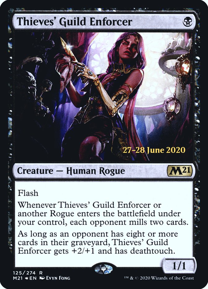 Thieves' Guild Enforcer  [Core Set 2021 Prerelease Promos] | Event Horizon Hobbies CA