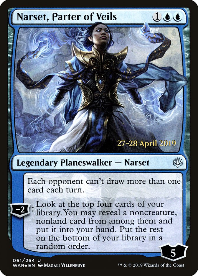 Narset, Parter of Veils  [War of the Spark Prerelease Promos] | Event Horizon Hobbies CA